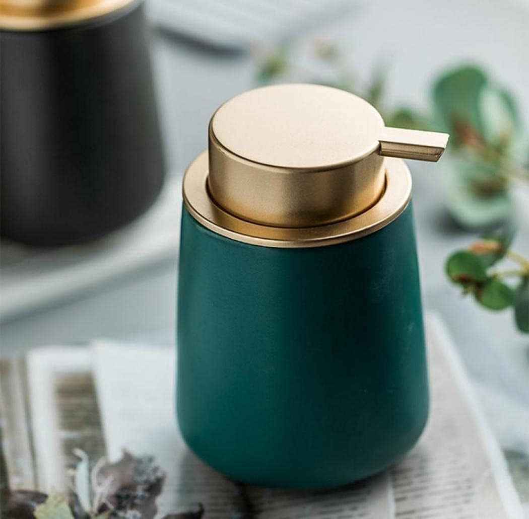 13 OZ Soap Dispensers, Refillable Countertop Lotion Soap Dispensers Pump Bottle for Bathroom, Kitchen Sink-- Holds Hand Soap, Dish Soap (Marble Black) - GG store