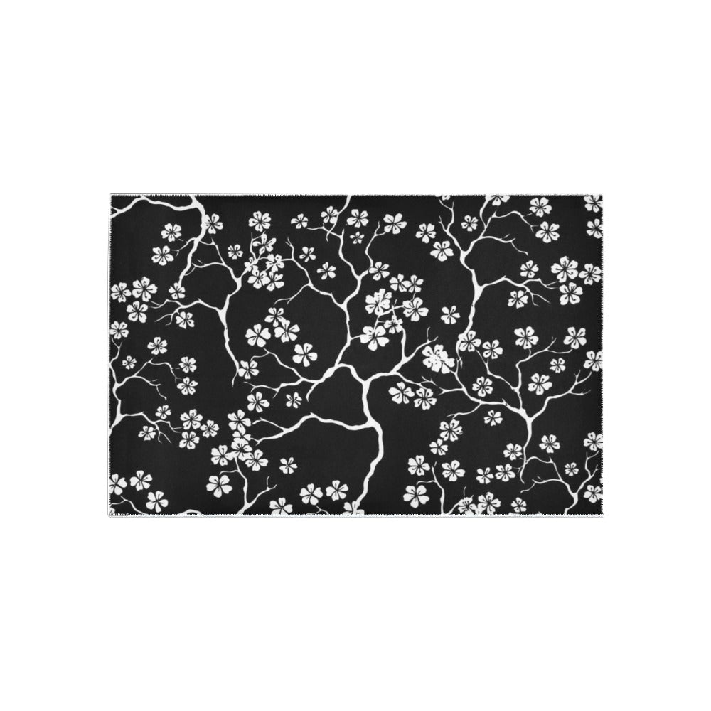 Cavira soft anti-slip polyester area rug, 5' x 3.2', stain-resistant floor rug suitable for living room, bedroom, and office.