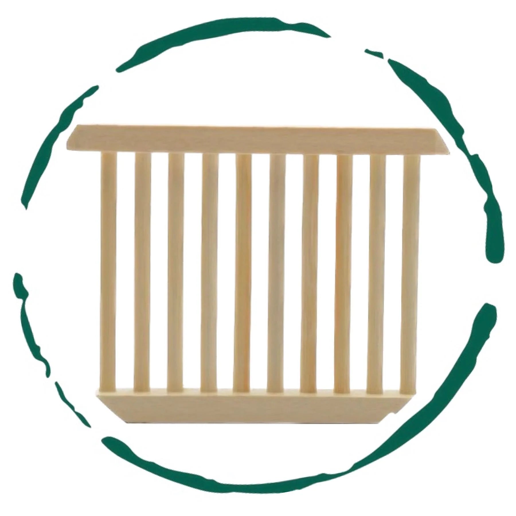 Natural Bamboo Soap Dish – Eco Friendly Bathroom Soap Holder & Drain Tray