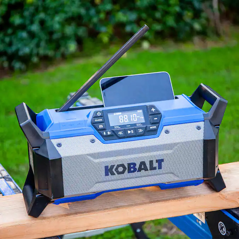 Powerful 24V Cordless Bluetooth Jobsite Radio - Water Resistant & Durable