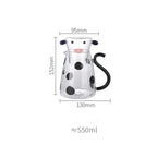 Cavira cartoon glass water jug and pitcher set with 500ml and 1800ml capacity, suitable for home, kitchen, and dining table.