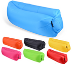 Cavira inflatable lazy sofa bed made of Oxford cloth, used as a portable air lounger for garden, beach, or outdoor relaxation