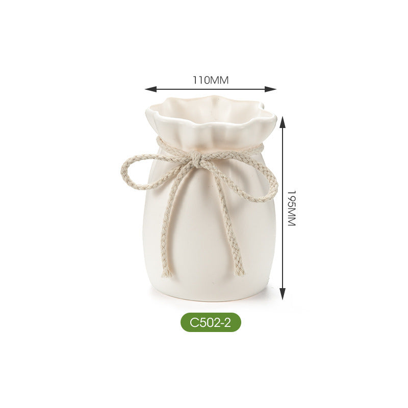 Lightweight modern plastic vase by Cavira, perfect for home decor, living room, bedroom, or table floral arrangements.