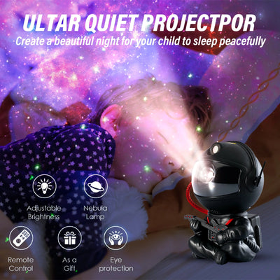 Astronaut Galaxy Projector, 8 Nebula Effects Galaxy Star Projector with Smare Remote Control, 360° Rotation Night Light for Valentines Day Gift/Birthday Gifts for Family, Friends - GG store