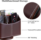 360° Rotating Remote Control Organizer – Desk & Coffee Table Storage Holder