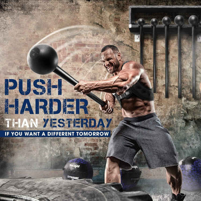 Steel Mace Bell for Strength Training - Full Body Workouts for Muscles, Shoulders, Grips & Forearms in 5 to 30Lb Options for Men & Women - GG store