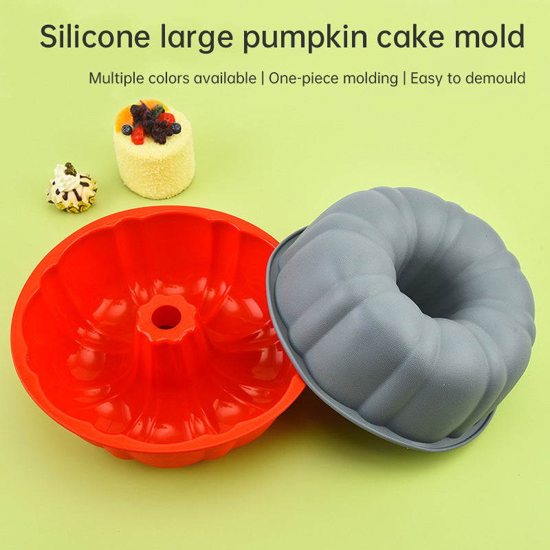 10-Inch Silicone Bundt Cake Pan - Non-Stick Baking Mold for Cakes & Desserts - Cavira