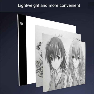 Led Drawing Copy Pad 3 Level Dimmable Board Table Animation Painting Educational Toys Gift Adjustable Light Notepad for Children - GG store