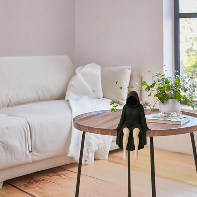 Female Sitting Statue for Desktop/Bedroom/Living Room Halloween Home Decor