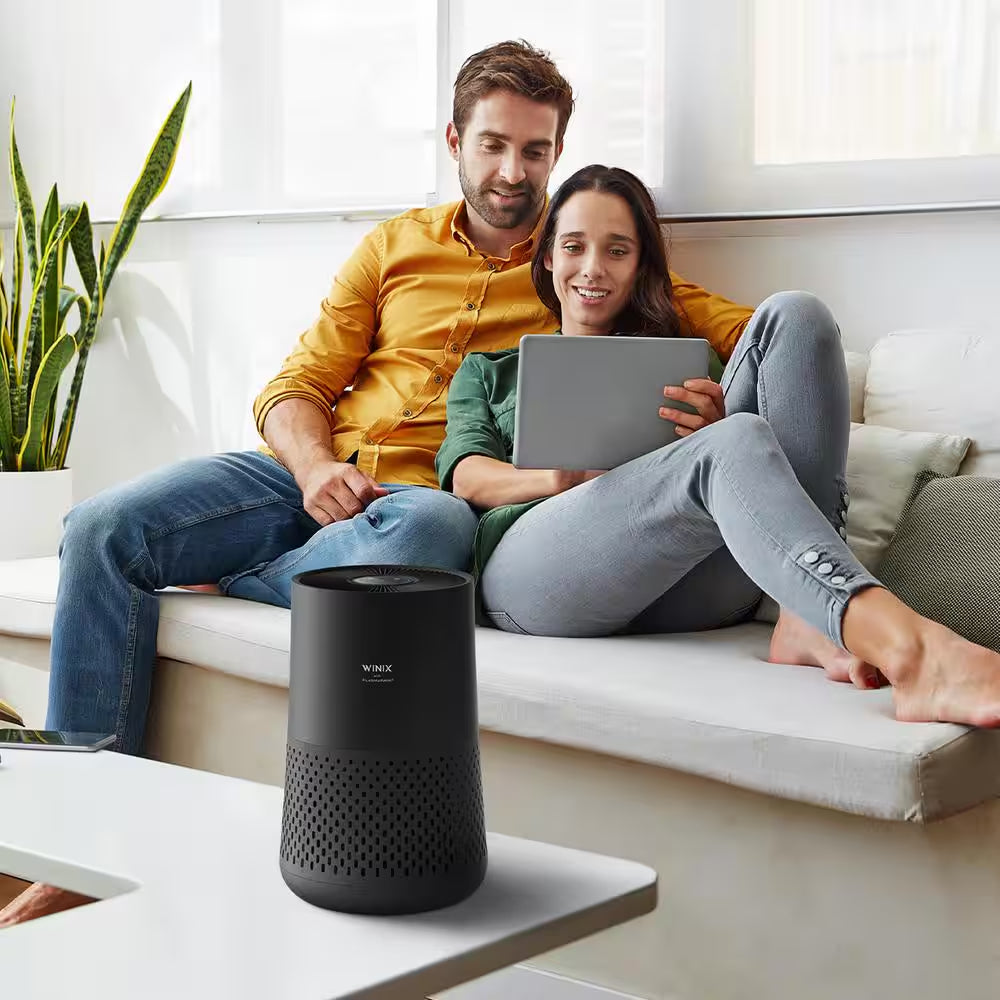 True HEPA Air Purifier with Plasma Technology – Smart Home Air Cleaner for Allergies, Smoke & Odors