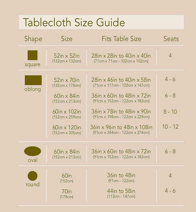 Nostalgic Christmas Pine Hill Tree Farm Tablecloth - 52"x70" No Iron, Stain Resistant Fabric Cover for Holiday Parties and Buffets