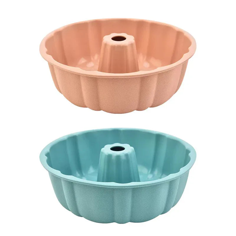10-Inch Silicone Bundt Cake Pan - Non-Stick Baking Mold for Cakes & Desserts - Cavira