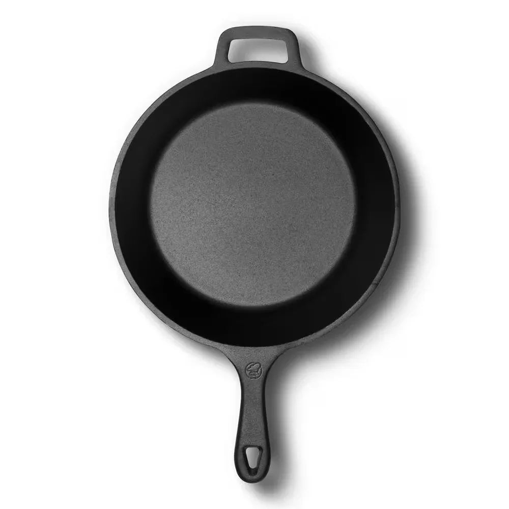 30CM Pre-Seasoned Cast Iron Dutch Oven with Lid – 3QT Heavy Duty Stew Pot & Skillet Combo