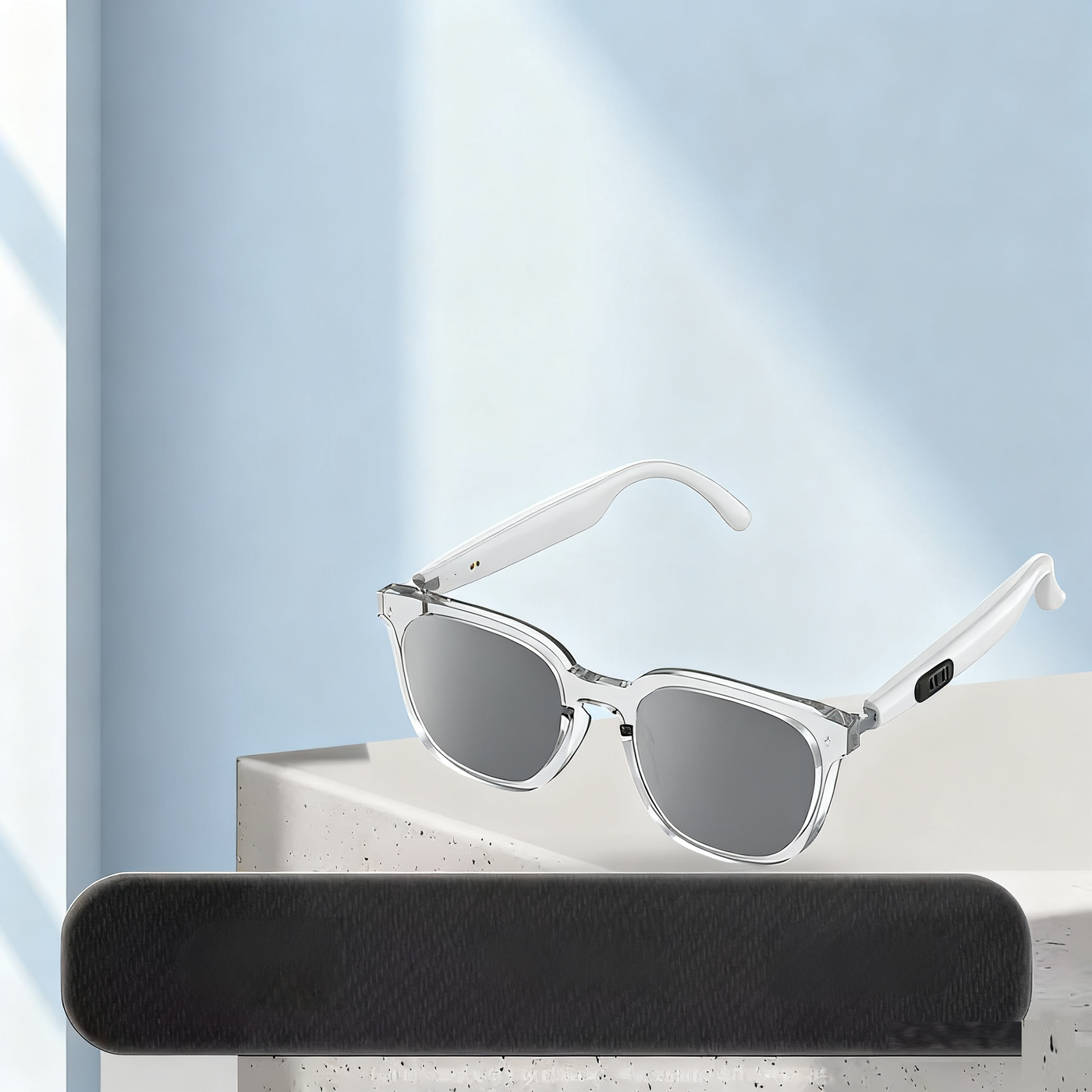 AI Intelligent Translation Wireless Bluetooth Glasses Earphones 75 Language Conference Simultaneous Interpretation