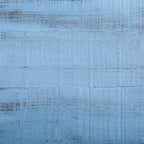 Antique Blue Farmhouse Wood End Table with Drawer – Rustic Rectangular Bedside Side Table