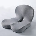 Memory Foam Seat Cushion with Lumbar Support - Ergonomic Office Chair & Car Cushion - Cavira
