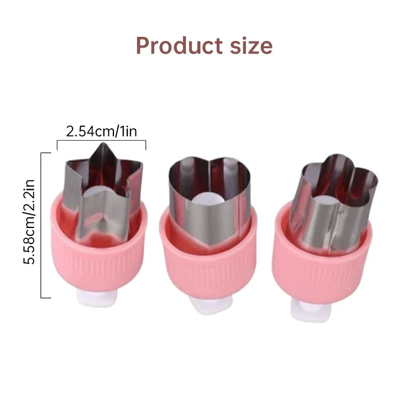 Vegetable Fruit Cutter Set - Fun Shapes for Kids Bento Boxes & Cookie Decorating - Cavira