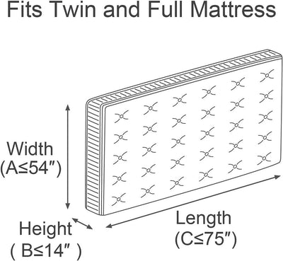 Ultimate 2 Pack Mattress Bags for Easy Moving & Storage - Perfect Fit for Twin/Full Size Mattresses!