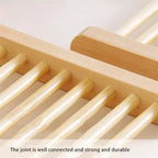 Natural Bamboo Soap Dish – Eco Friendly Bathroom Soap Holder & Drain Tray