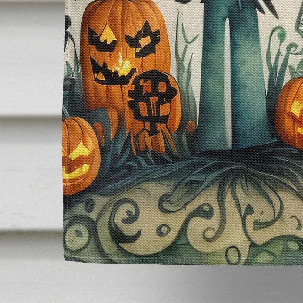 Papel Picado Skeletons Spooky Halloween House Flag