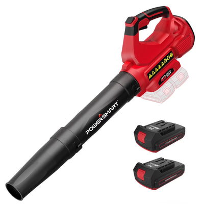 Powerful 40V Cordless Leaf Blower - 450 CFM, 130 MPH, Includes 2 x 2.0Ah Batteries & Chargers!