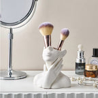 Ceramic art vase featuring a Nordic human body sculpture by Cavira, ideal for home decor, shelf styling, or gifting.