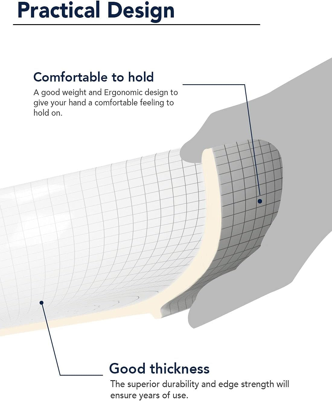 Large 45 Oz White Pasta and Salad Bowls - Set of 4 Microwave Safe 8.5 Inch Serving Bowls for Soup, Noodles, and Dinner