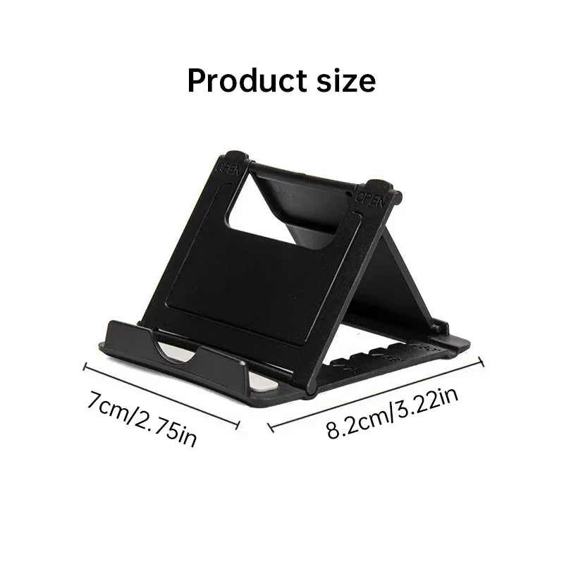 Adjustable Universal Phone & Tablet Stand – Portable Multicolor Plastic Holder
