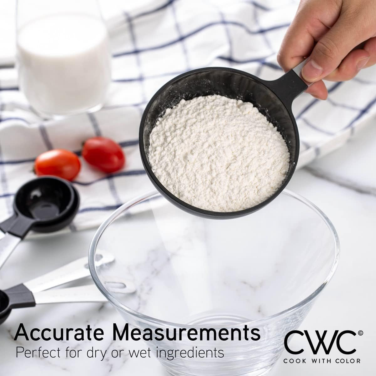 Premium 12-Piece Stainless Steel Measuring Cups and Spoons Set with Nesting Design - Perfect for Precision Cooking and Baking