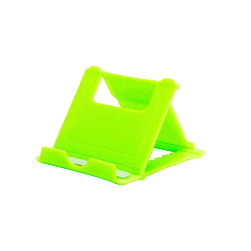 Adjustable Universal Phone & Tablet Stand – Portable Multicolor Plastic Holder Green