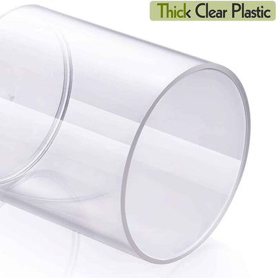 4-Pack Qtip Dispenser Set, Plastic Jars for Cotton Swabs, Balls, and Pads. - GG store