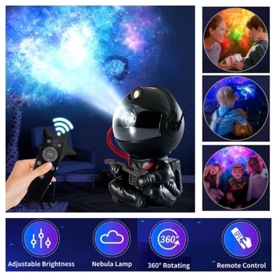Astronaut Galaxy Projector, 8 Nebula Effects Galaxy Star Projector with Smare Remote Control, 360° Rotation Night Light for Valentines Day Gift/Birthday Gifts for Family, Friends - GG store