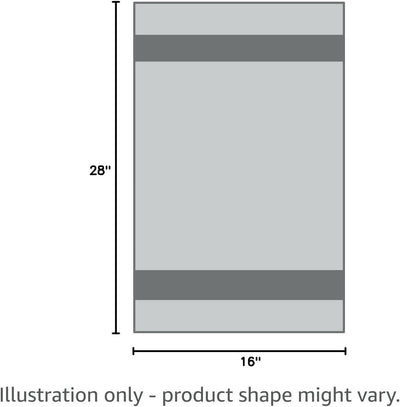 Premium Set of 6 Navy Kitchen Towels - Extra Absorbent 380 GSM Striped Chef Weave Hand Towels - Ideal for Drying Dishes and Everyday Kitchen Use