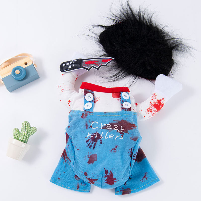 Transform your pet dog into a pet dog Halloween clothes