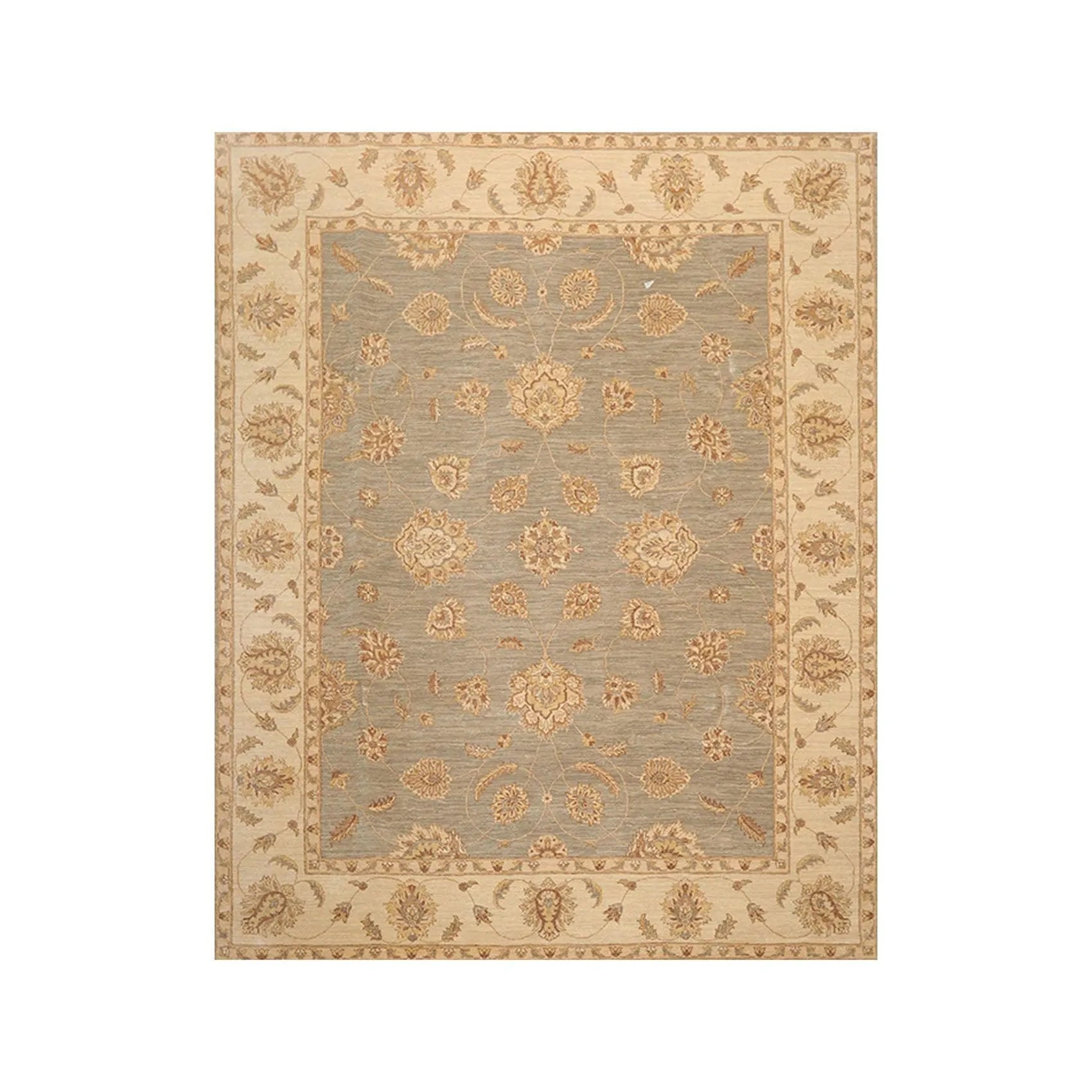 Hand Knotted Wool Oriental Area Rug – Traditional Living Room Carpet