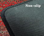 Large Persian design mouse pad with natural rubber backing, anti-slip desk mat for office or gaming setups by eprolo
