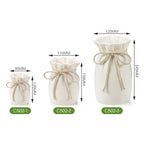 Lightweight modern plastic decorative vase by Cavira, ideal for home decor, living room, bedroom, or table styling with flowers.