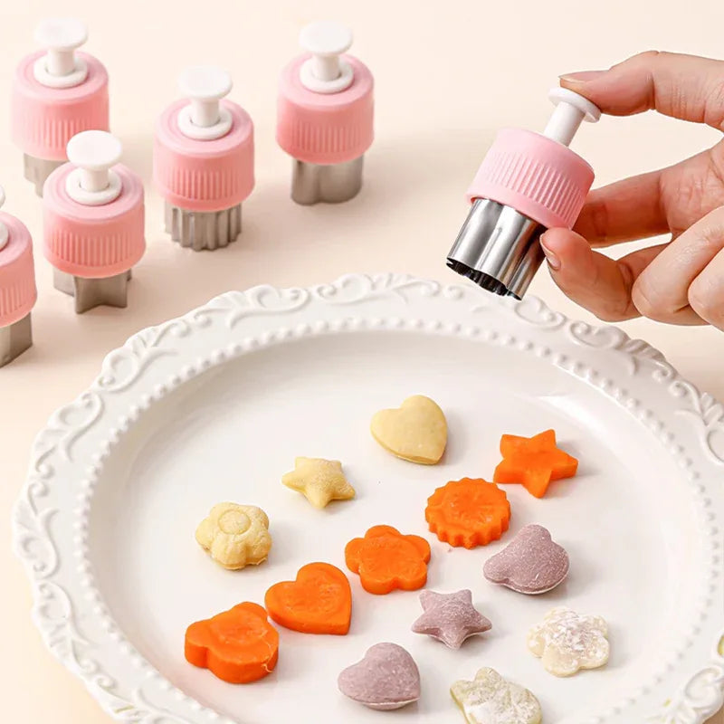 Vegetable Fruit Cutter Set - Fun Shapes for Kids Bento Boxes & Cookie Decorating - Cavira