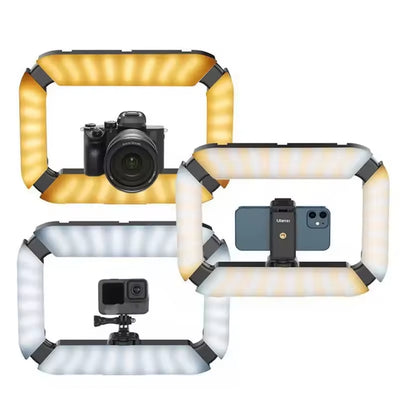 Ulanzi U200 Camera Ring Light Video Rig Handheld Camera Led Light for Video Recording