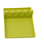 Eprolo spoon pot lid shelf mounted on kitchen wall holding pot lids and utensils for organized storage