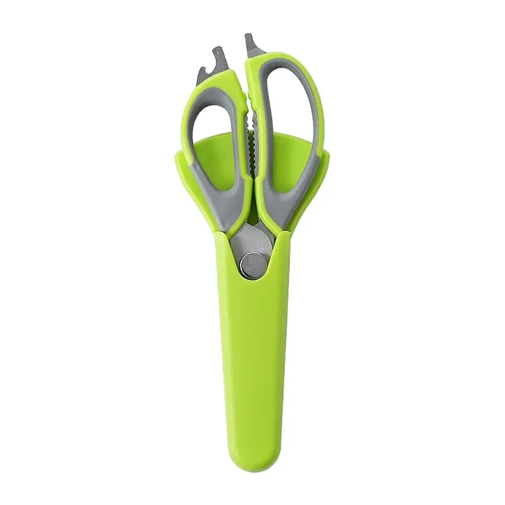 Heavy Duty Kitchen Shears - Multifunctional Poultry Scissors with Bottle Opener - Cavira