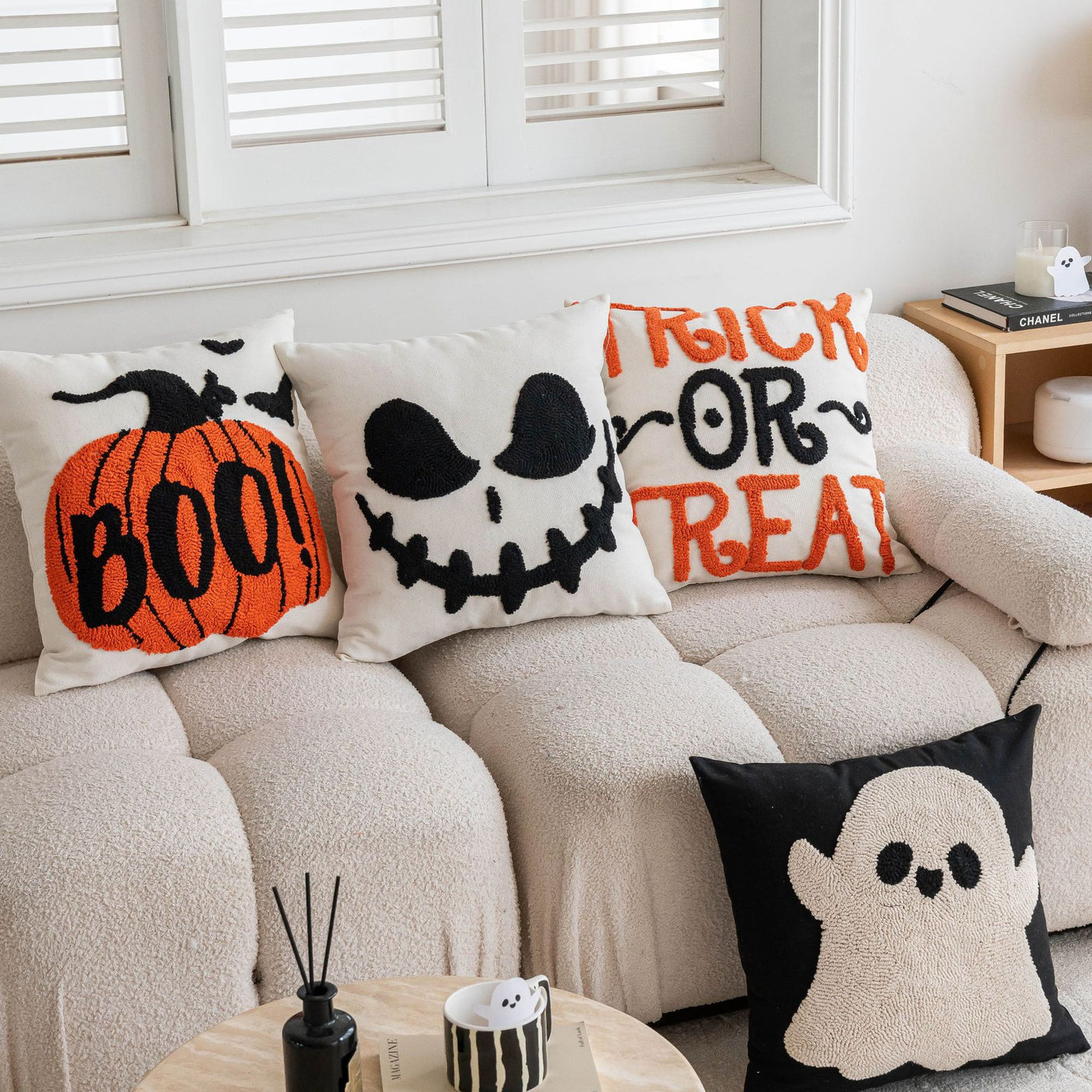 Halloween Pillow Modern Minimalist Ins Style Bedroom Cushion Pillow Set for Home Use