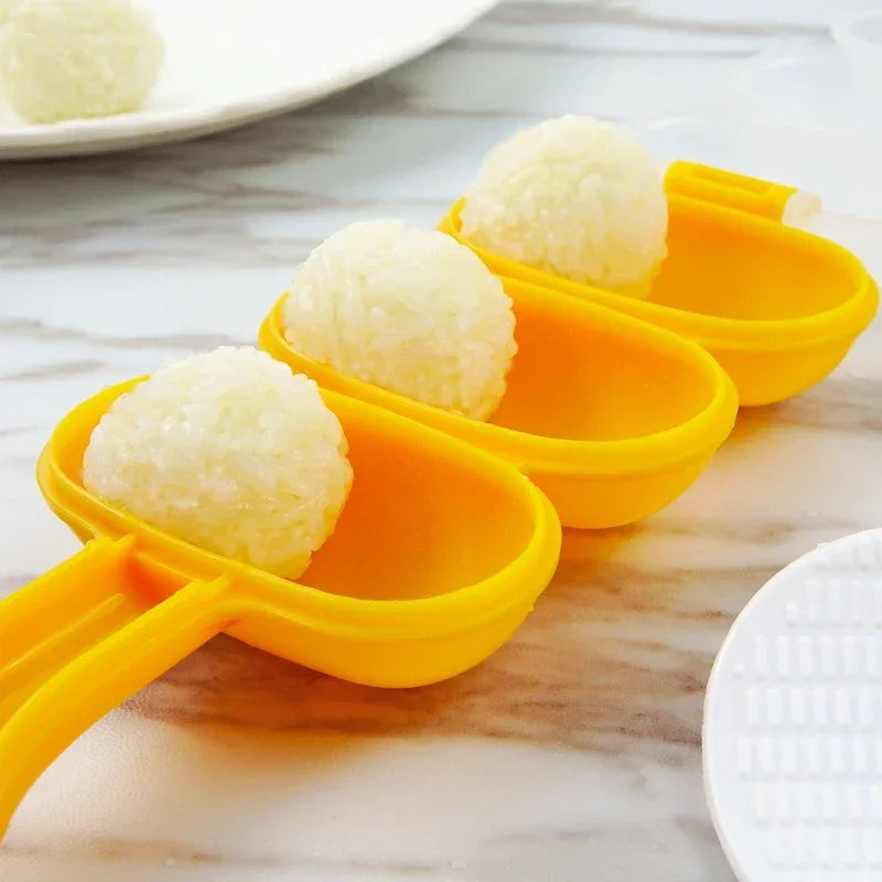 Food grade pp baking tool wobbly meatball artifact cartoon children's sushi Rice and vegetable roll mold - Cavira