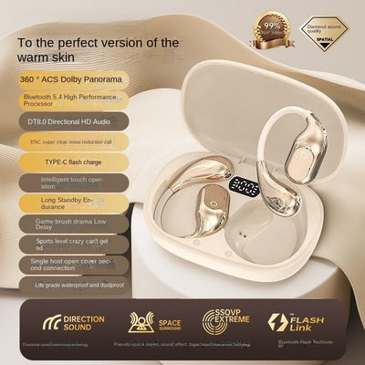 Hang Ear Bluetooth Headphones Wireless Earless Headphones with Long Standby Time High Sound Quality and High Quality