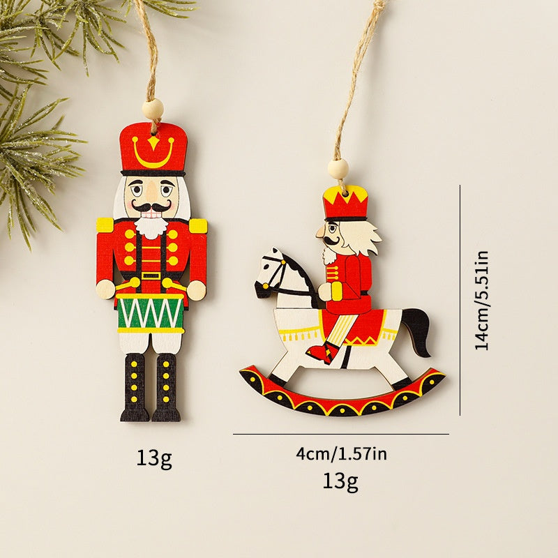 Reindeer Snowman Christmas Decorations Snowflake Santa Claus Tree Ornaments Wholesale Christmas Tree Decorations eprolo