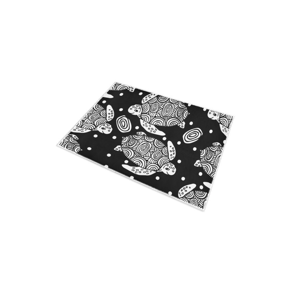 Cavira soft anti-slip small area rug, 31x20 inches, stain-resistant polyester floor mat for kitchen, bathroom, or entryway.
