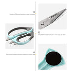 Heavy Duty Kitchen Shears - Multifunctional Poultry Scissors with Bottle Opener - Cavira
