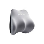 Cavira memory foam car headrest and lumbar support set with cow milk silk neck pillow and waist cushion for all-season comfort