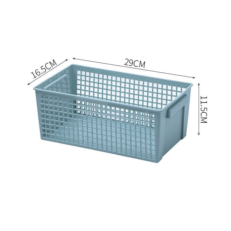 Nordic minimalist PP hollow storage basket by Cavira, portable and stackable organizer for desktop, kitchen, bathroom, or bedroom.