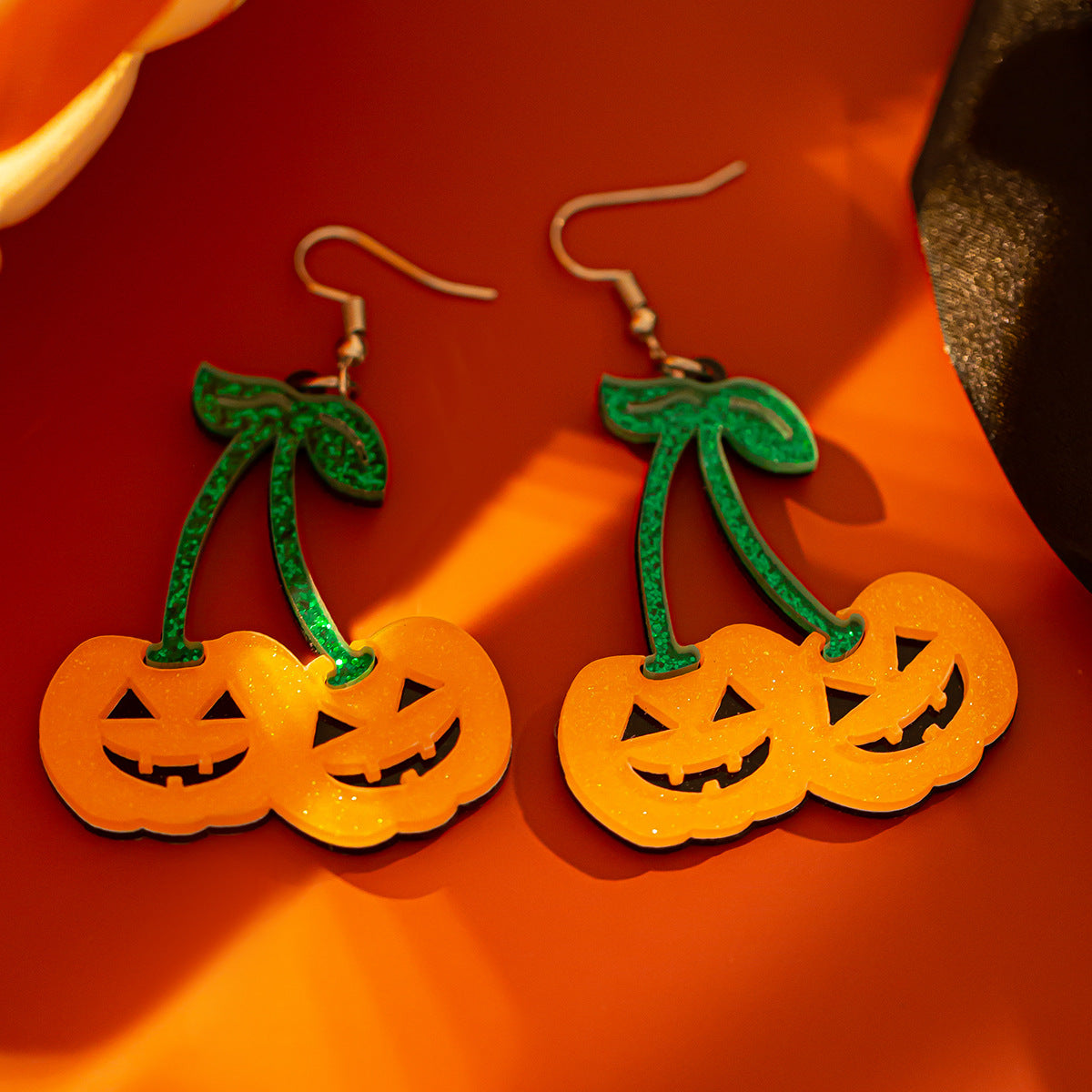 Halloween Fun Pumpkin Earrings Original Design